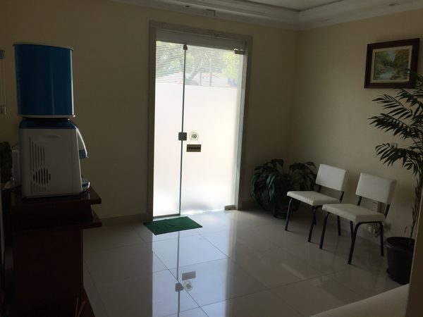 Recepção da clínica